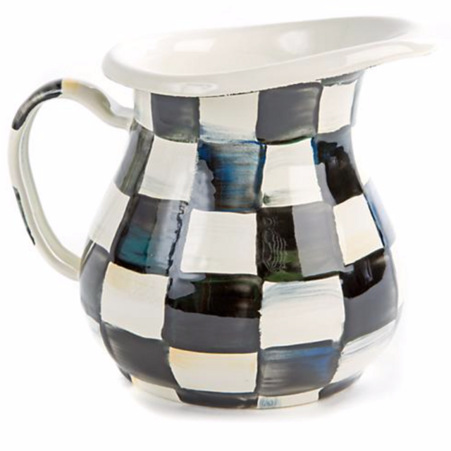 Courtly Check Enamel Creamer