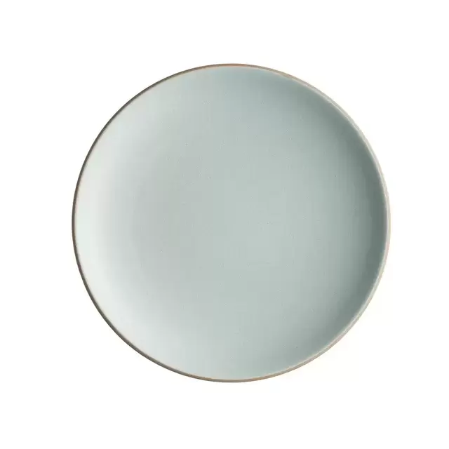 Heath Ceramics-Salad Plate - Aqua Chocolate Brown
