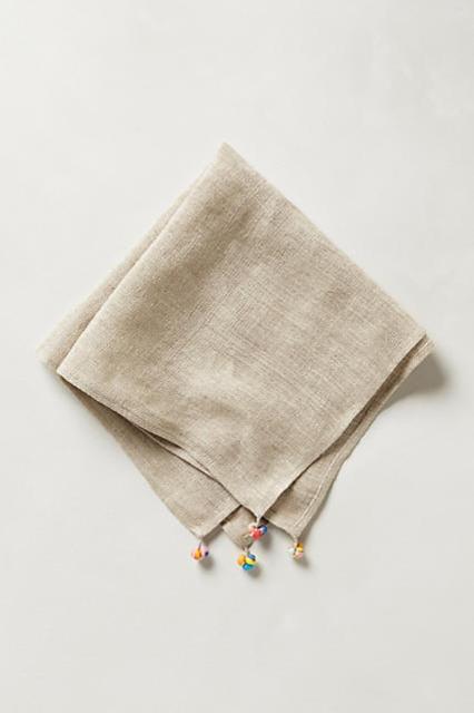 Anthropologie: Natural Fabric Napkin