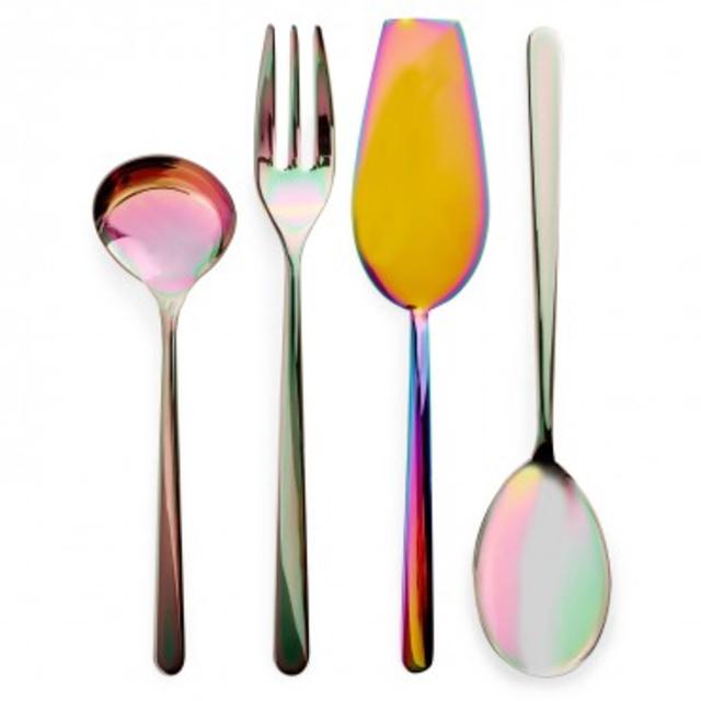 Iridescent Serving Utensils