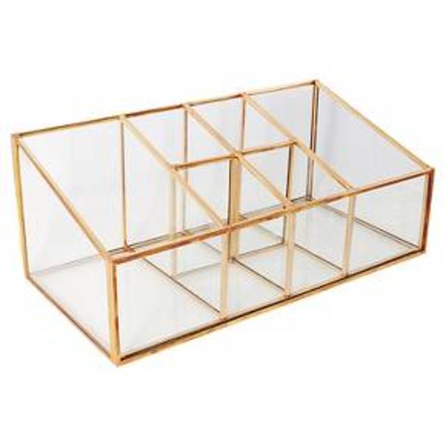 Product description page - Glass & Metal Vanity Organizer - Threshold™