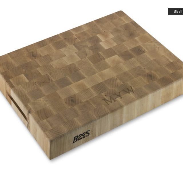Boos End-Grain Rectangular Chopping Block, Maple