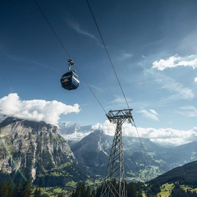 Mount First Gondola Ride in Switzerland