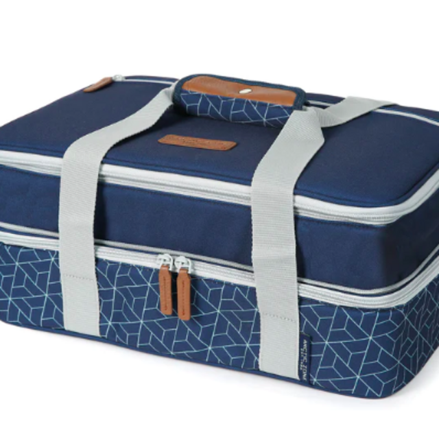 Food Pro Expandable Thermal Carrier: Navy