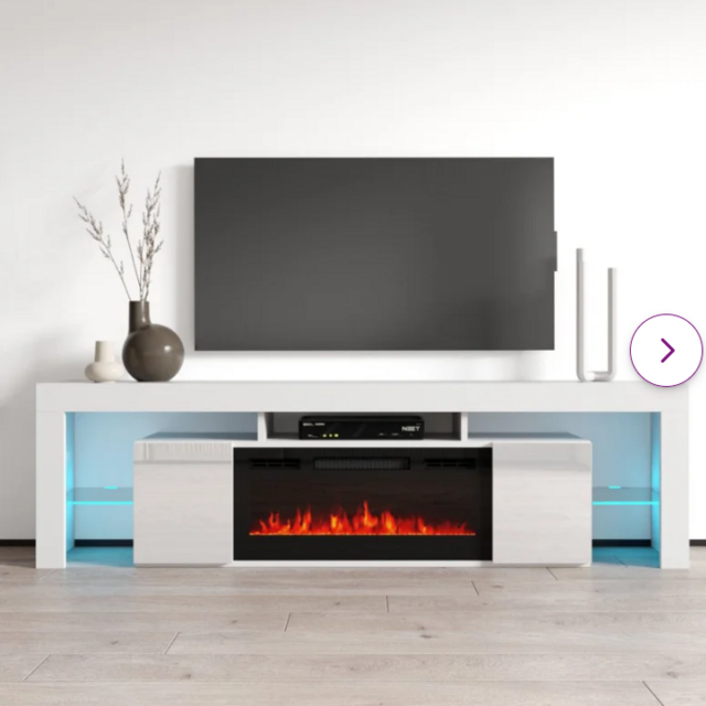 Soleo TV Stand with Electric Fireplace