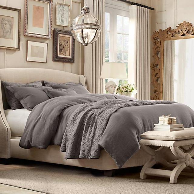 Stonewashed Belgian Linen Bedding Collection