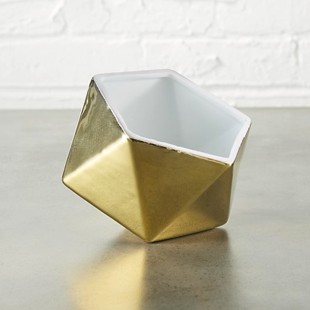 clarity gold bowl