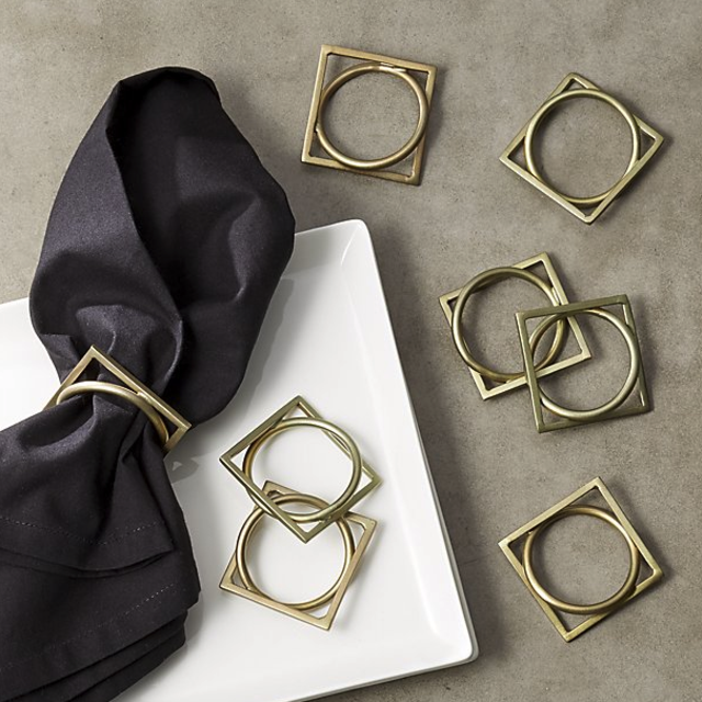 Puzzle Napkin Rings Set of 8