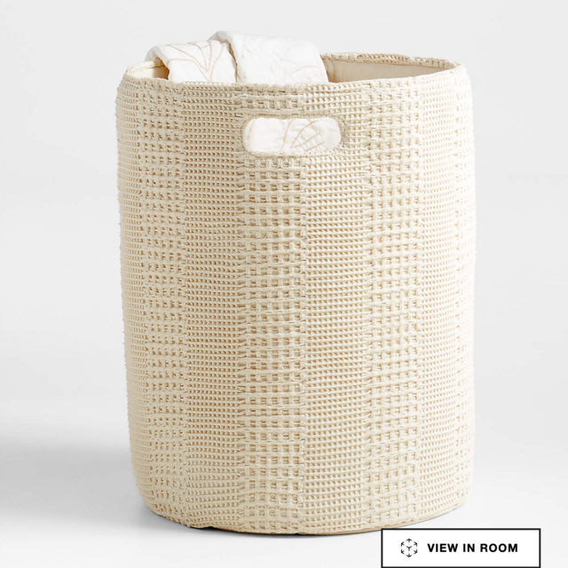 Nella Cream Waffle Weave Kids Hamper