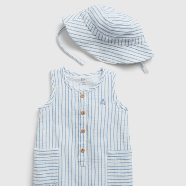 Baby Crinkle Gauze Outfit Set