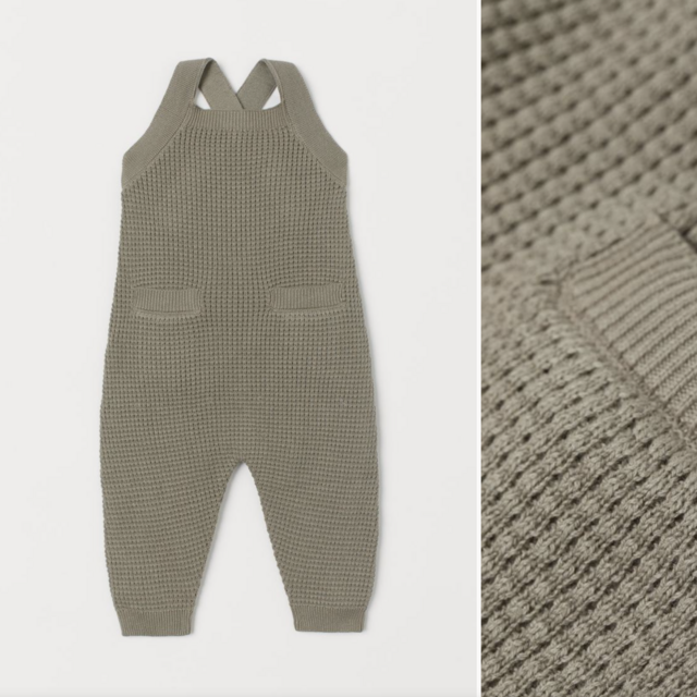 Knit Overalls - 6-9 Mos