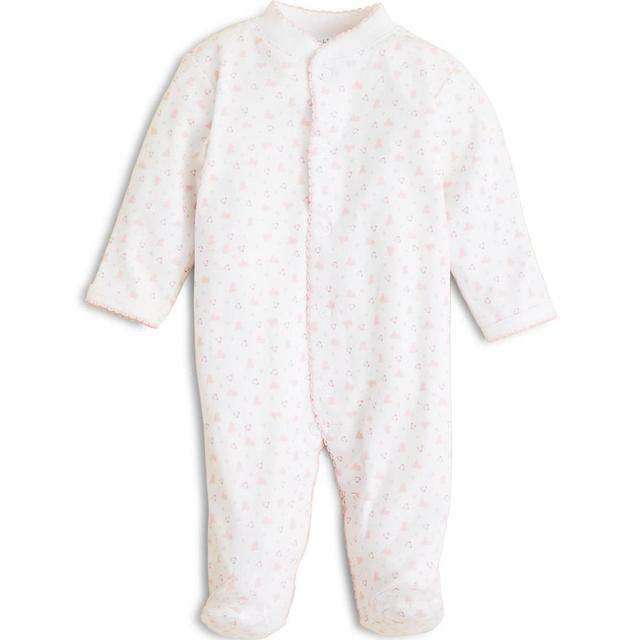 Kissy Kissy Heart Print Footie