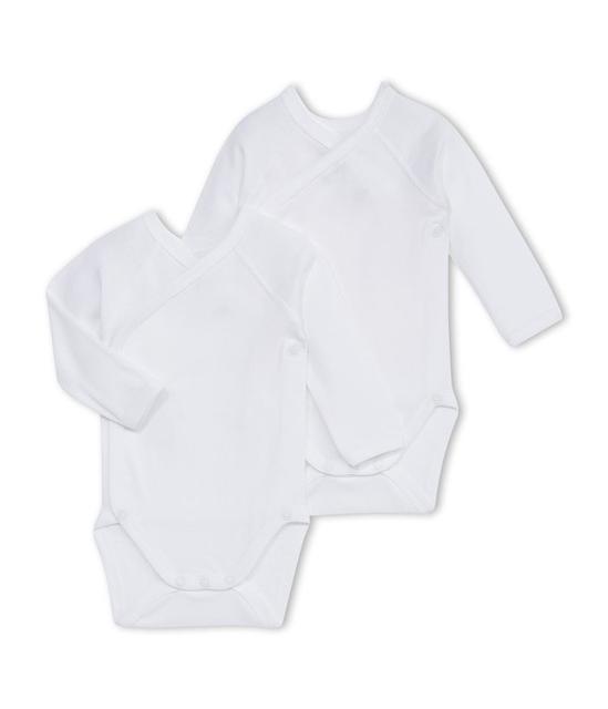 Petit Bateau 2 Pack Unisex Kimono Bodysuits