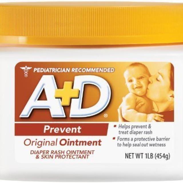 A+D Original Ointment, Diaper Rash and All-Purpose Skincare Formula 1 lb (454 g) (Pack of 2)
