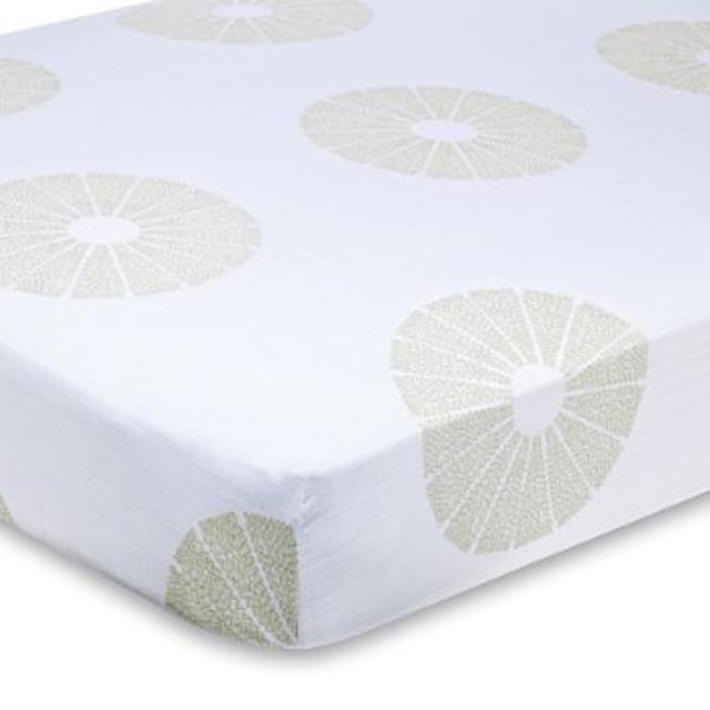 aden + anais organic crib sheet, oasis