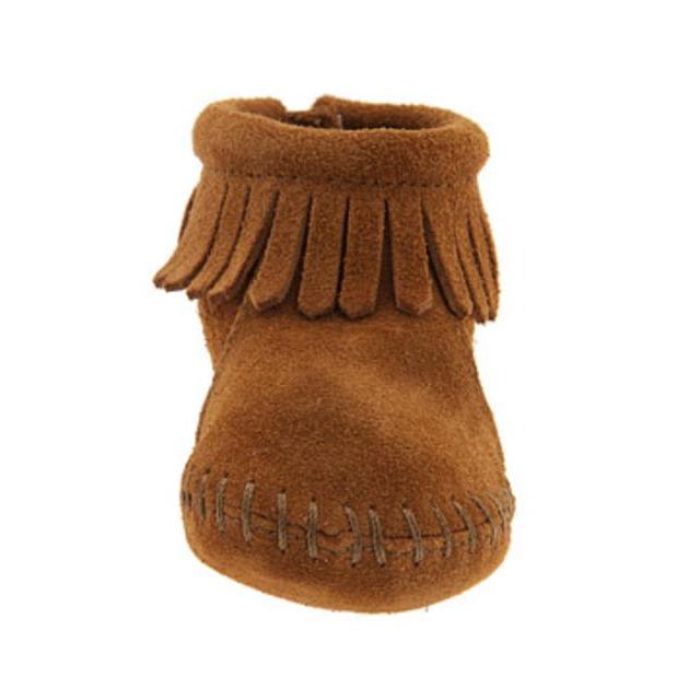 Minnetonka KidsSuede Back Flap Bootie (Infant/Toddler)
