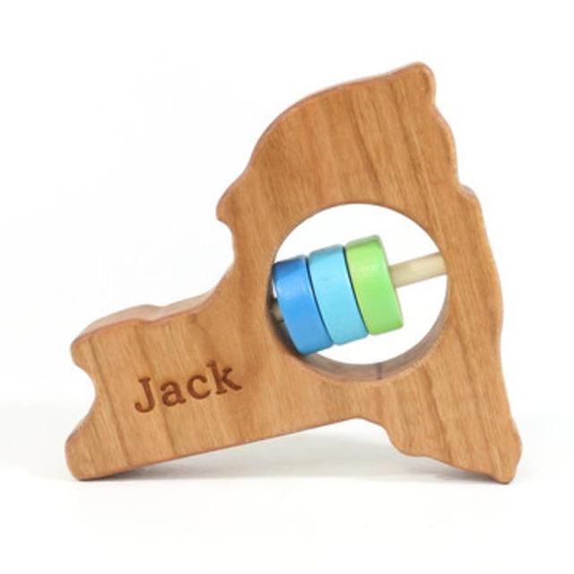 Bannor Toys - NY State Rattle (but note - his name's not jack, jack!)