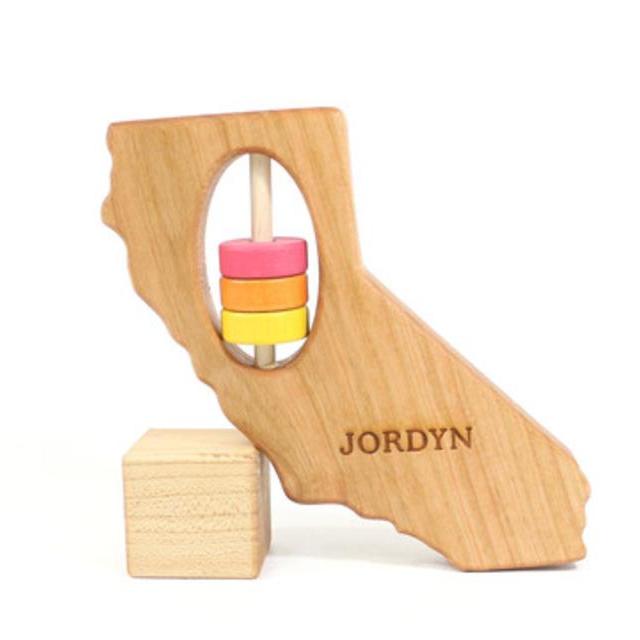 Bannor Toys - CA State Rattle (and his name's not Jordyn!)