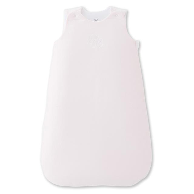 Petit Bateau Newborn embroidered velours bunting bag