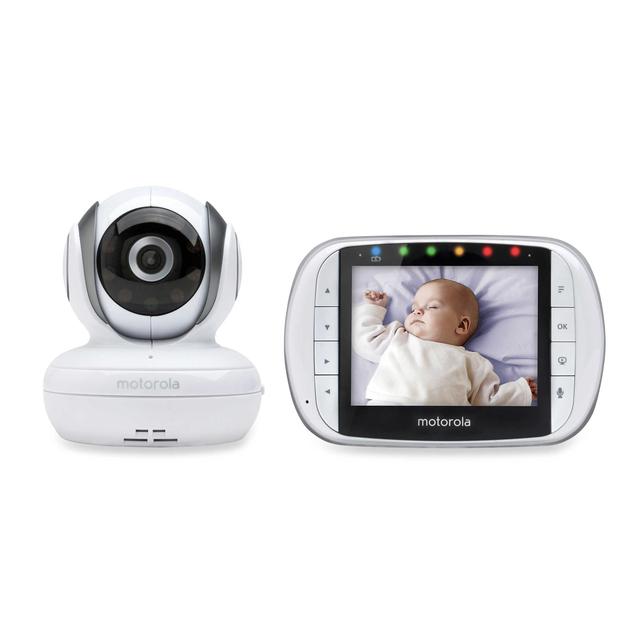Motorola® MBP36S Wireless Enhanced 2-Way Audio Baby Monitor with 3.5-Inch Digital Screen