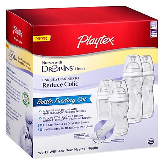 Playtex® Baby Drop-Ins Premium Newborn Nurser Bottle Feeding Gift Set