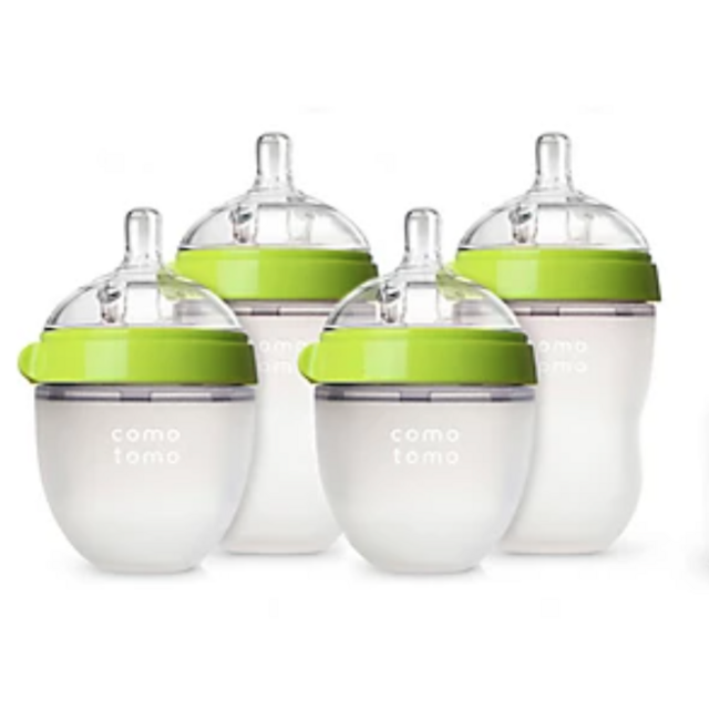 comotomo® 7-Piece Baby Bottle Gift Set in Green