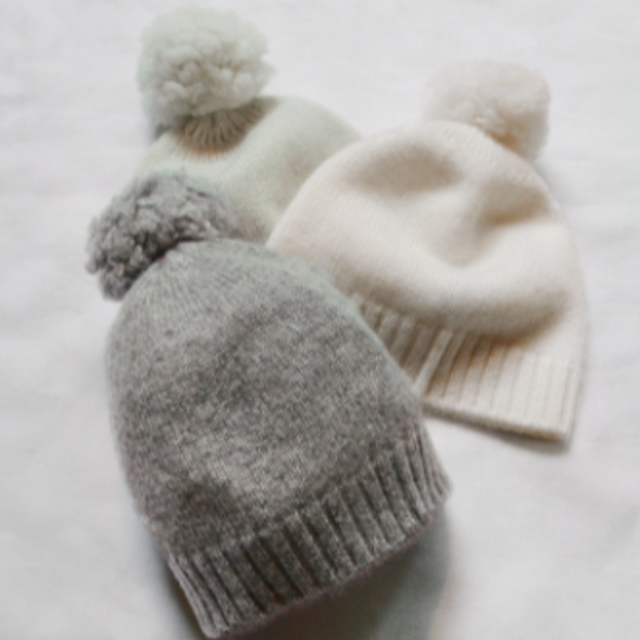 Makie Cashmere Pom Pom Hat Gema