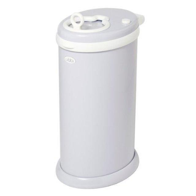 Ubbi Steel Diaper Pail, Gray
