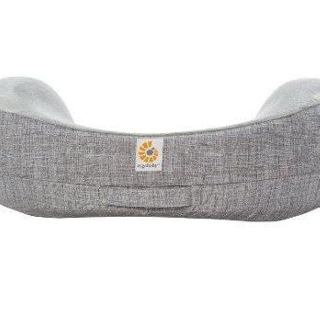 ERGObaby Natural Curve Nursing Pillow Plus Cover, Heathered Grey