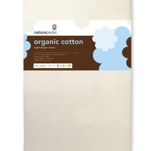 Naturepedic No Compromise Organic Cotton Classic Lightweight Crib Mattress