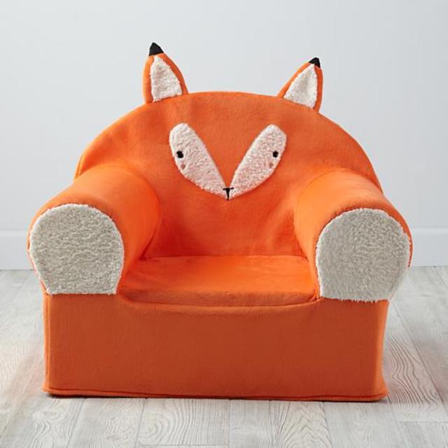 Furry Animal Nod Chair (Fox)