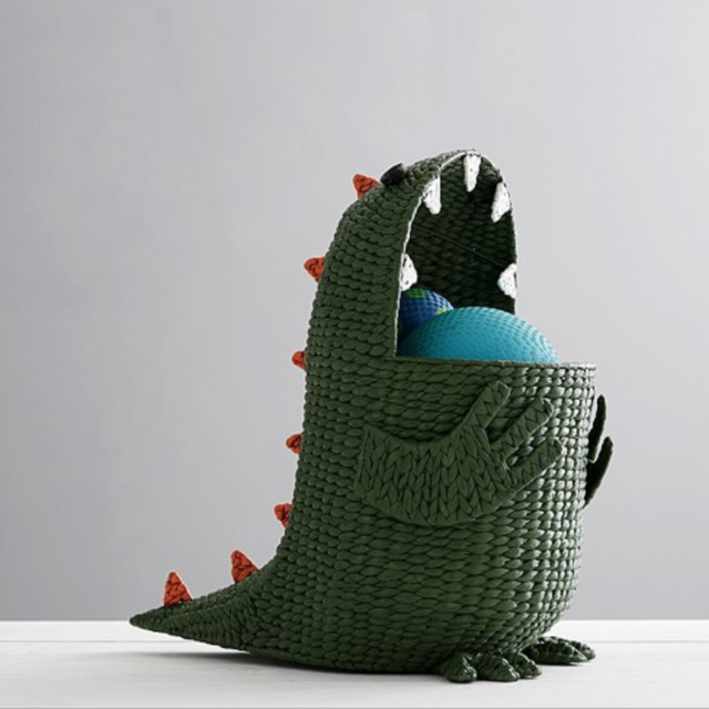 Green Monster Shaped Storage