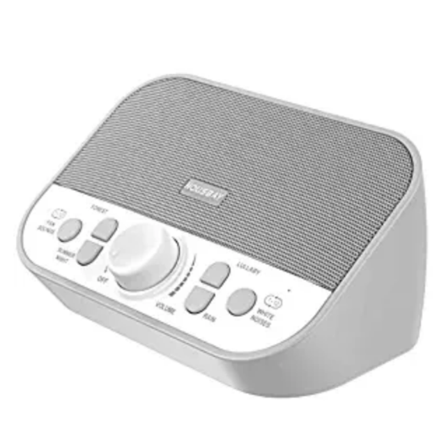 Housbay Sound Machine - White Noise Machine for Sleeping with 28 Soothing Sounds Headphone Jack High Quality Speaker 4 Sleep Timer Sound Therapy for Baby Kids Adults Seniors Gray