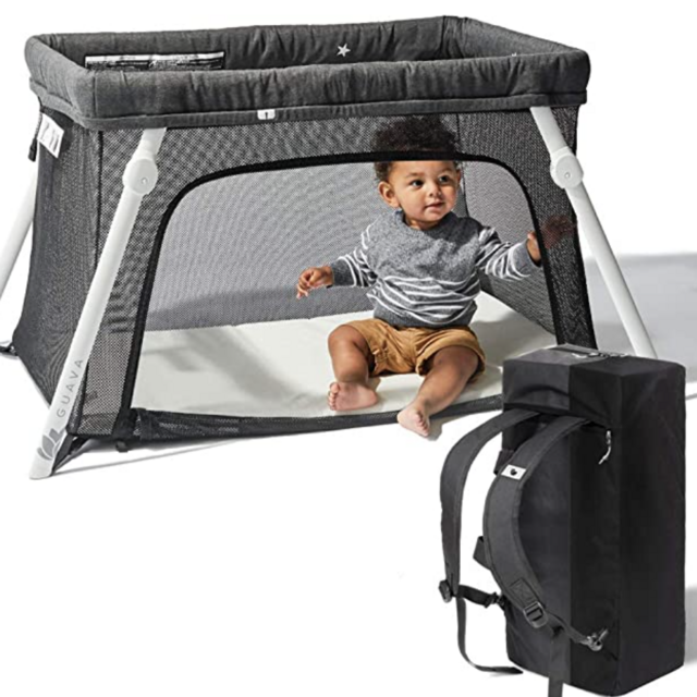 Lotus Travel Crib - Guava + 2 Sheets