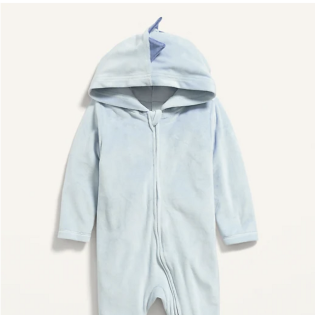 Unisex Dinosaur Velour Sleep 6-9 months
