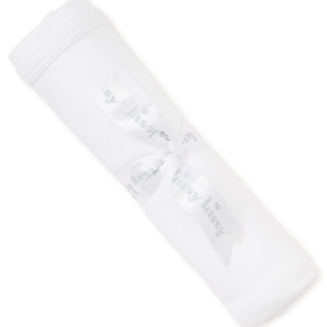 Kissy Kissy Pima Cotton Swaddle Blanket