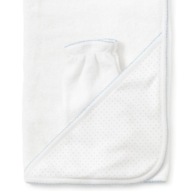 Kissy Kissy Basics Hooded Towel & Mitt Set