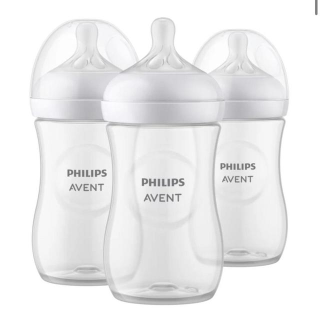 Philips Avent 3-Pack Natural 9 oz. Bottle in Clear