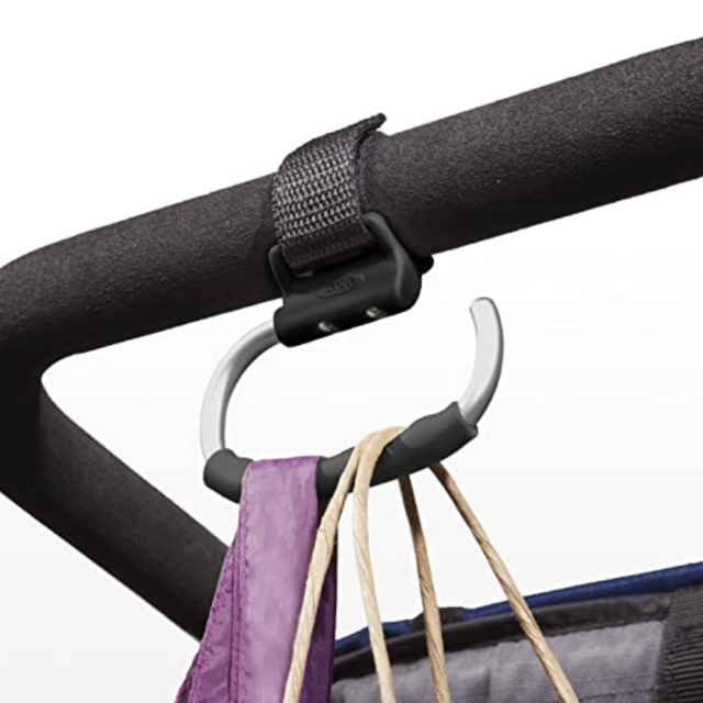 OXO Tot Handy Stroller Hook, Grey- 2 pack
