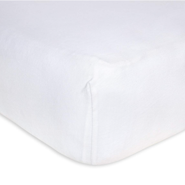 Burt's Bees Baby - Fitted Crib Sheet in Cloud White