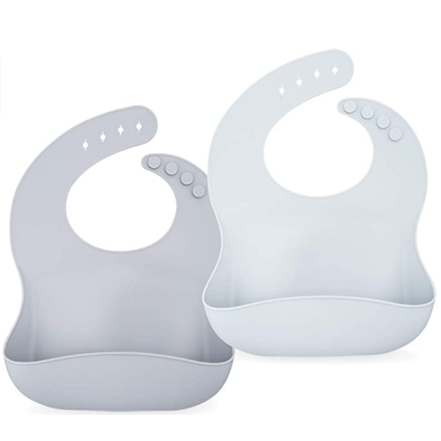 Ava + Oliver Silicone Bib Set