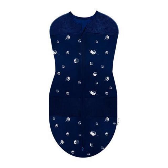 Happiest Baby Organic Cotton Swaddle in Midnight Planets