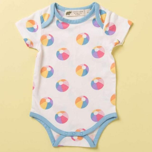 Beach Ball Short Sleeve Jack + Jill Bodysuit