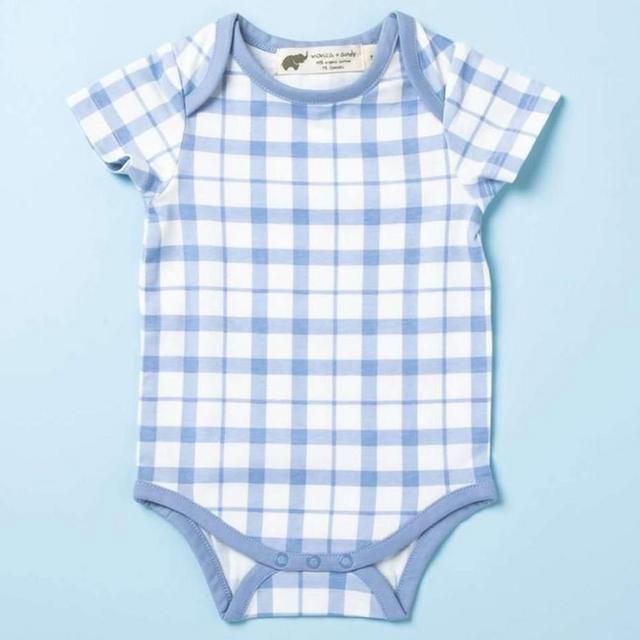 Plaid Short Sleeve Jack + Jill Bodysuit