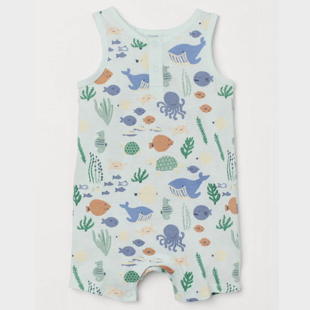 Sleeveless Romper Suit