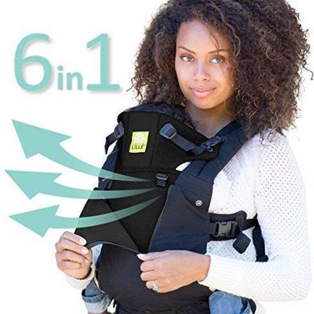SIX-Position, 360° Ergonomic Baby & Child Carrier by LILLEbaby - The COMPLETE All Seasons (Black)