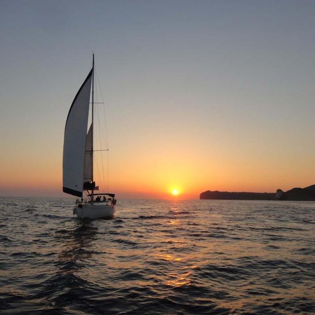 Sunset Sail in Greece