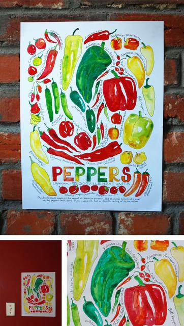 Spicy Hot Chili Pepper Poster
