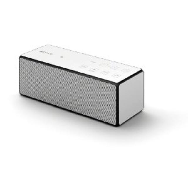 Sony SRSX3 Portable NFC Bluetooth Wireless Speaker (White) with Speakerphone