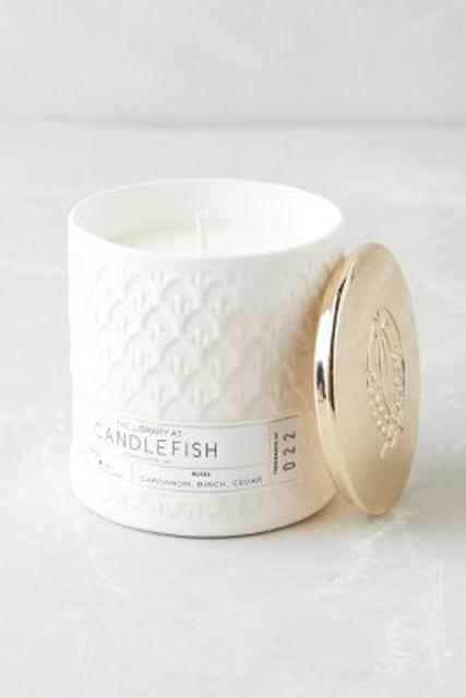 Candlefish Ceramic Candle